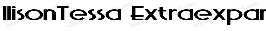 llisonTessa ExtraexpandedExtra字体转换